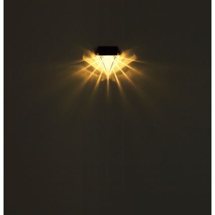 Globo - SET 2x LED Solar wandlamp LED/0,5W/3V IP44 600 mAh