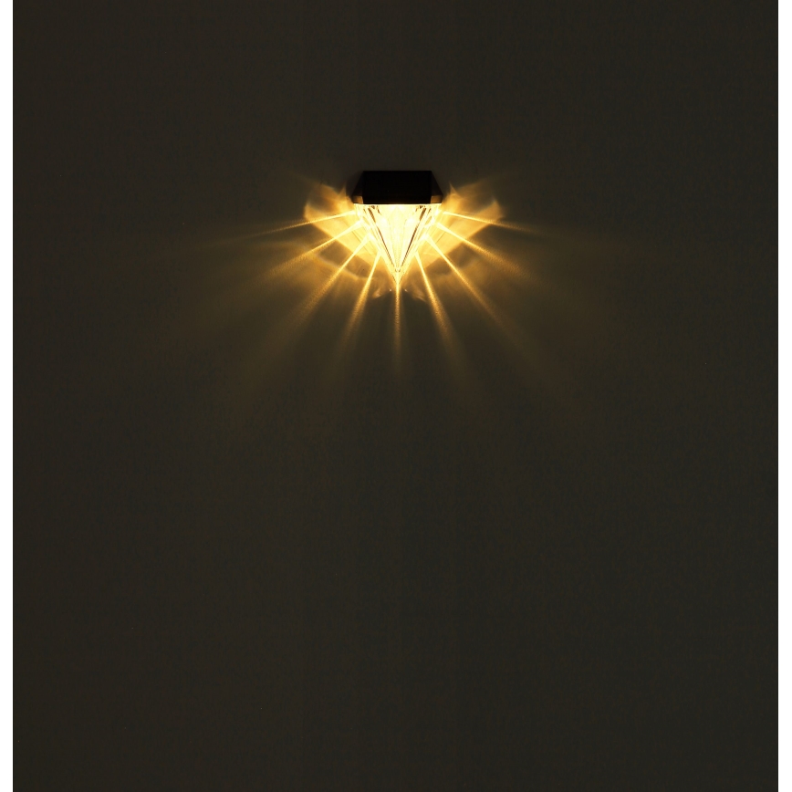 Globo - SET 2x LED Solar wandlamp LED/0,5W/3V IP44 600 mAh