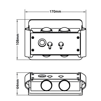 Globo - LED lamp op zonne-energie LED/1W/3,2V 3000K IP54
