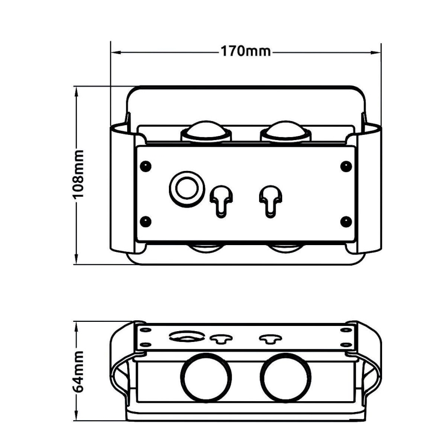Globo - LED lamp op zonne-energie LED/1W/3,2V 3000K IP54
