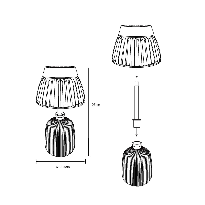 Globo - LED Zonne-energie lamp 10xLED/0,06W/3V IP44 400 mAh