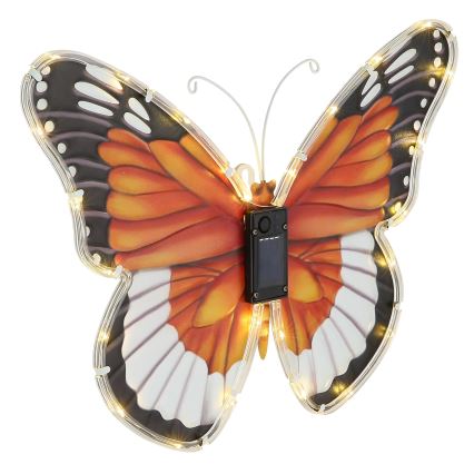 Globo - LED zonnelamp LED/3V IP44 200 mAh vlinder