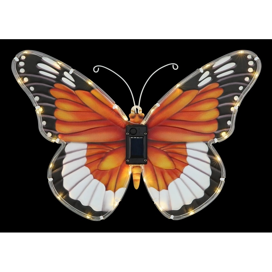 Globo - LED zonnelamp LED/3V IP44 200 mAh vlinder