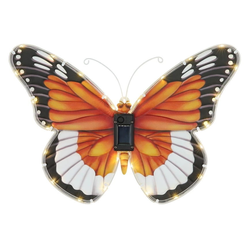 Globo - LED zonnelamp LED/3V IP44 200 mAh vlinder