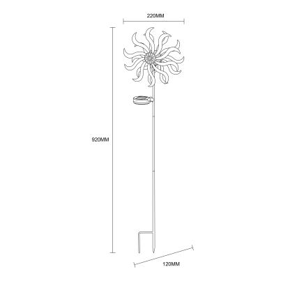 Globo - LED Solar decoratie LED/0,06W/3,2V IP44