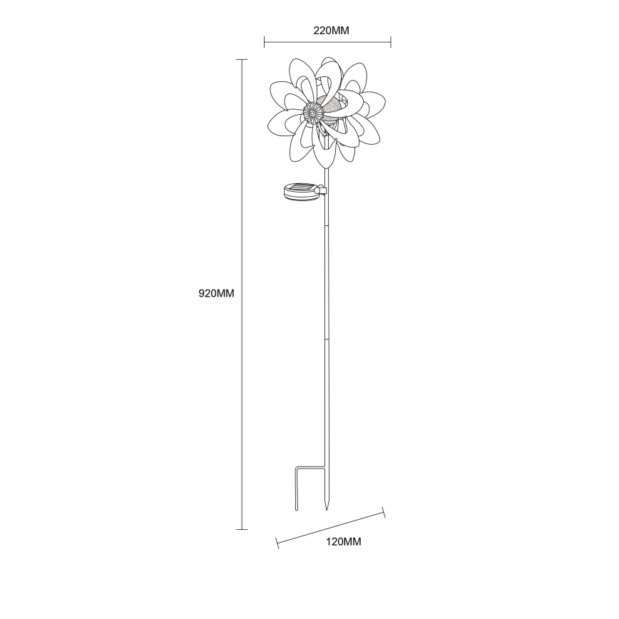 Globo - LED Solar decoratie LED/0,06W/3,2V IP44