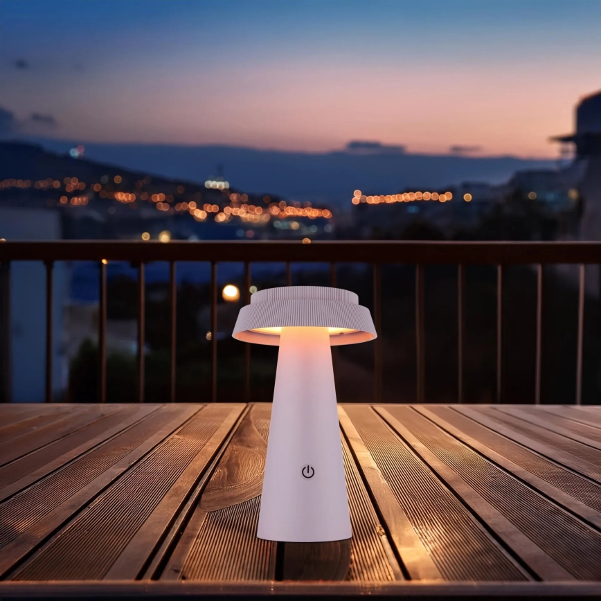Globo - LED Dimbaar zonne- aanraken lamp LED/4W/3,7W IP54 roze