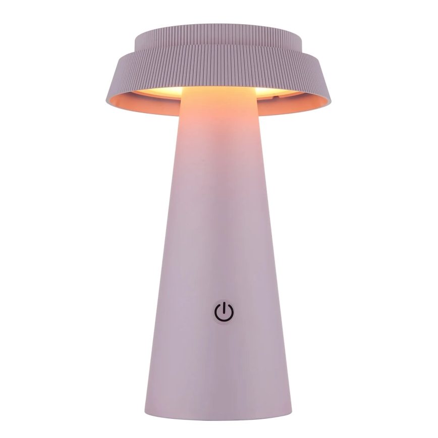 Globo - LED Dimbaar zonne- aanraken lamp LED/4W/3,7W IP54 roze