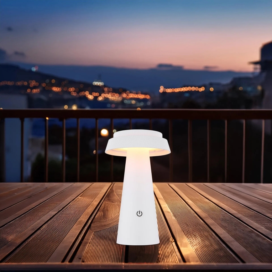 Globo - LED Dimbaar zonne- aanraken lamp LED/4W/3,7W IP54 wit