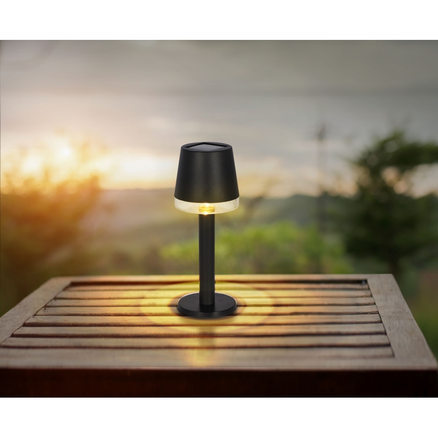 Globo - LED Solar lamp LED/0,5W/3,2V 3000K IP44 zwart