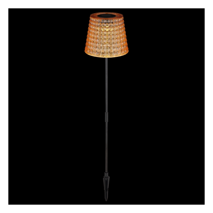 Globo - SET 2x LED Solar lamp LED/0,06W/3V IP44 40 mAh oranje