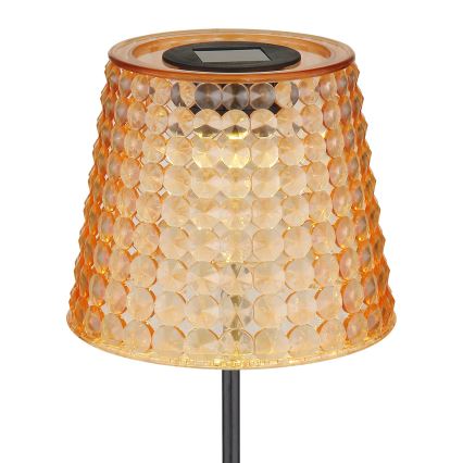 Globo - SET 2x LED Solar lamp LED/0,06W/3V IP44 40 mAh oranje