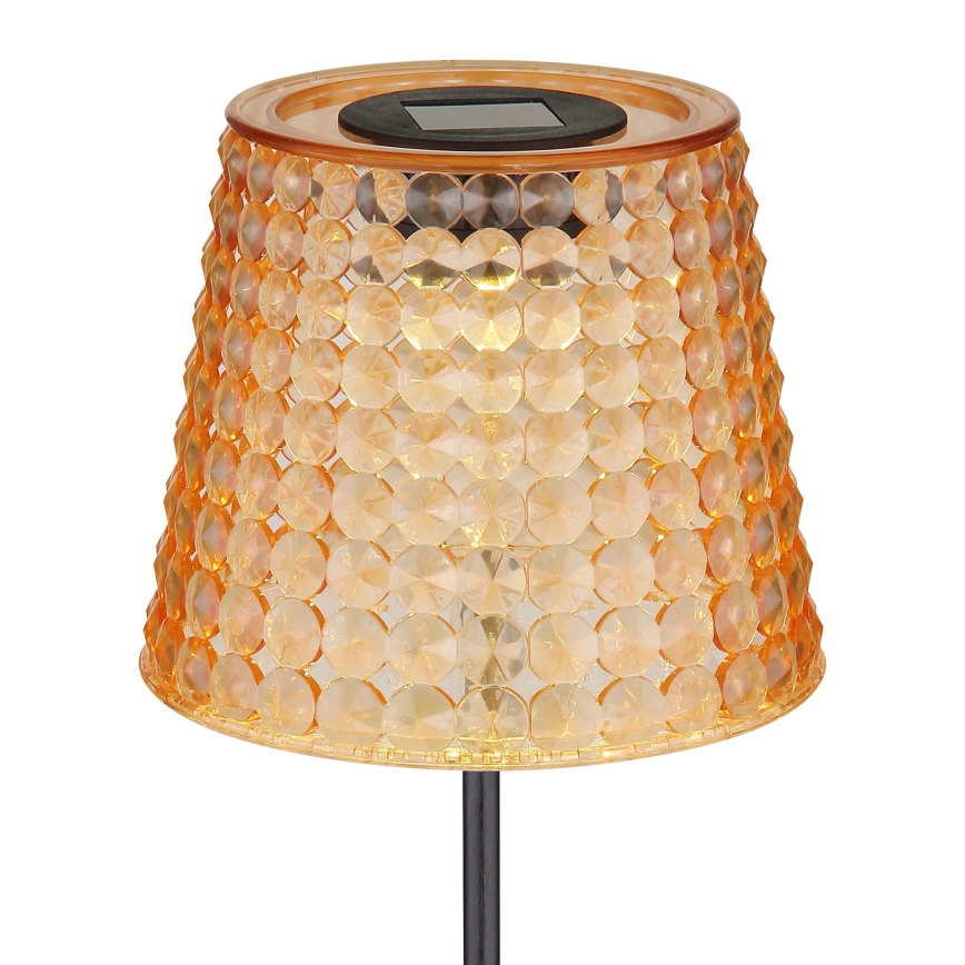 Globo - SET 2x LED Solar lamp LED/0,06W/3V IP44 40 mAh oranje