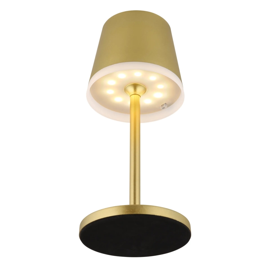 Globo - LED Solar lamp LED/0,6W/3V 3000K IP44 goud