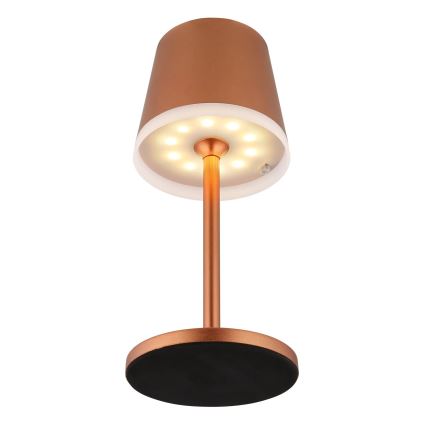Globo - LED Solar lamp LED/0,6W/3V 3000K IP44 koper
