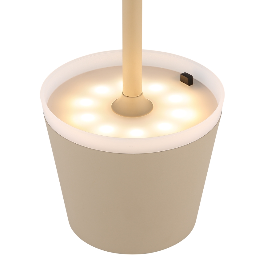 Globo - LED Solar lamp LED/0,6W/3V 3000K IP44 1200 mAh beige