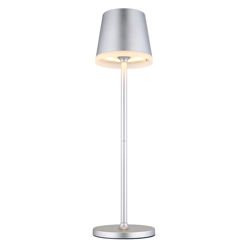 Globo - LED Solar lamp LED/0,6W/3V 3000K IP44 mat chroom
