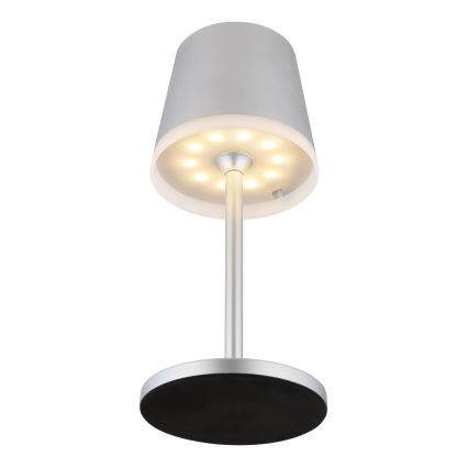 Globo - LED Solar lamp LED/0,6W/3V 3000K IP44 mat chroom