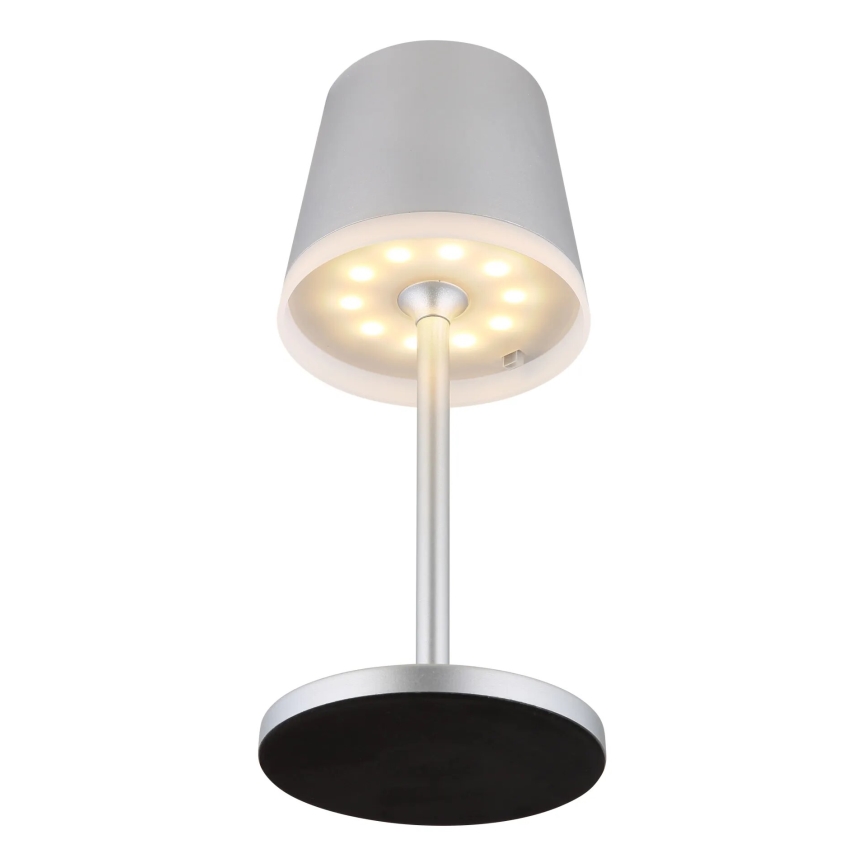 Globo - LED Solar lamp LED/0,6W/3V 3000K IP44 mat chroom