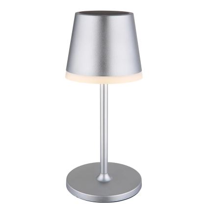 Globo - LED Solar lamp LED/0,6W/3V 3000K IP44 mat chroom