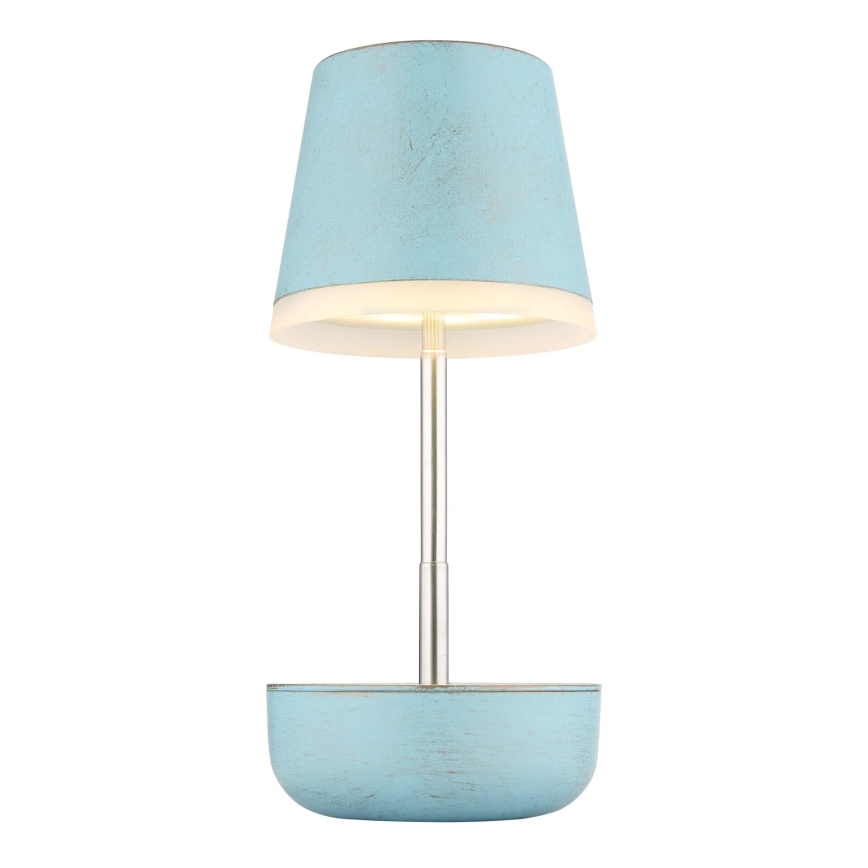 Globo - LED Solar lamp 10xLED/0,06W/3V IP44 blauw
