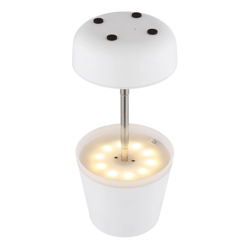 Globo - LED Solar lamp 10xLED/0,06W/3V IP44 800 mAh wit