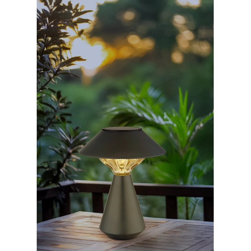 Globo - LED Solar lamp 10xLED/0,06W/1,2V IP44 zwart