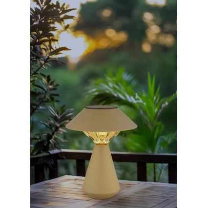 Globo - LED Solar lamp 10xLED/0,06W/1,2V IP44 600 mAh bruin