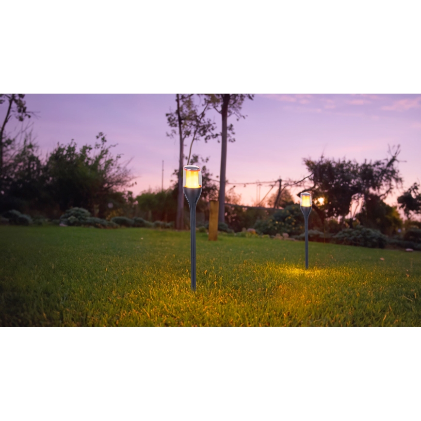 Globo - LED Solar lamp LED/2,4W/3V 1600K IP44 800 mAh