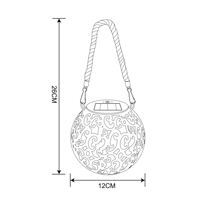 Globo - LED Solar lamp LED/0,06W/3,2V IP44