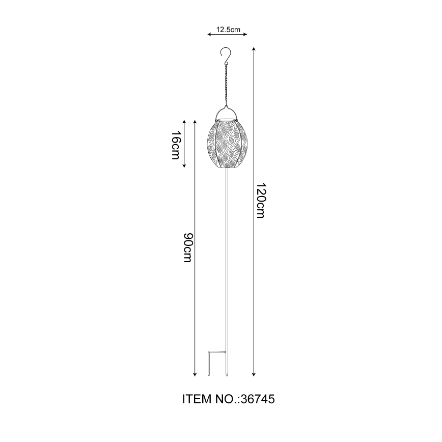 Globo - LED Solar lamp 3in1 LED/0,06W/3,2V 3000K IP44