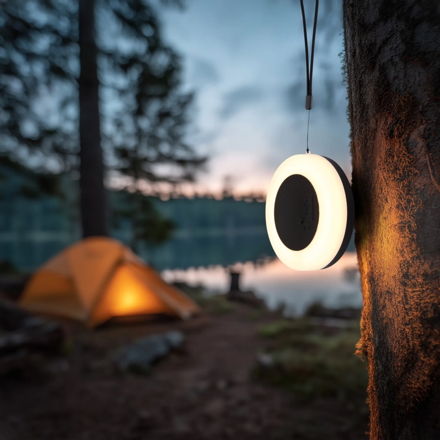 Globo - LED Draagbare solarlamp LED/3W/3,7V IP54 2200 mAh