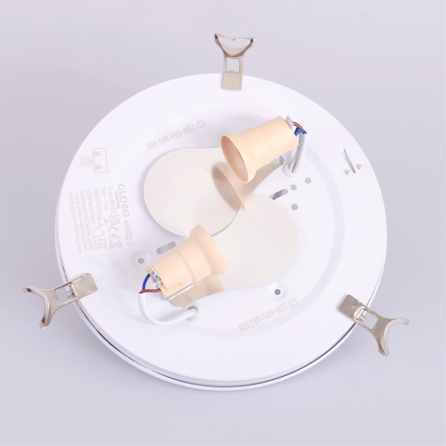 Globo - Plafondverlichting 2xE27/60W/230V