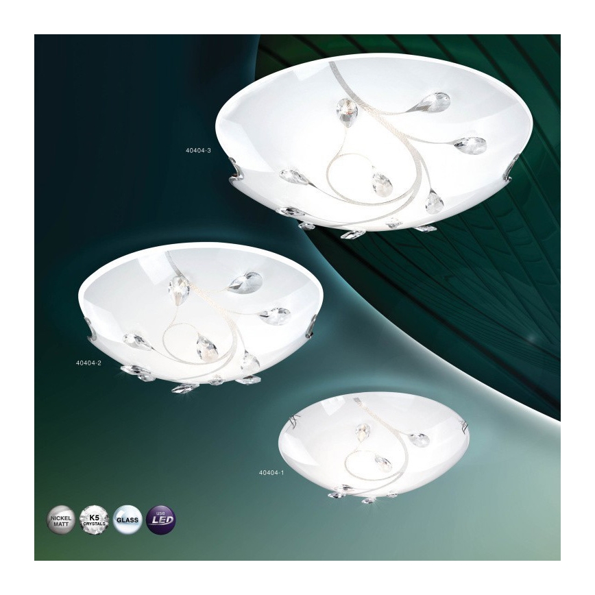 Globo - Plafondlamp 3xE27/40W/230V