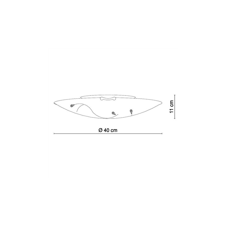 Globo - Plafondlamp 3xE27/40W/230V