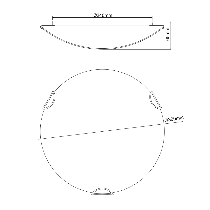Globo - Plafondlamp kinderkamer 2xE27/60W/230V
