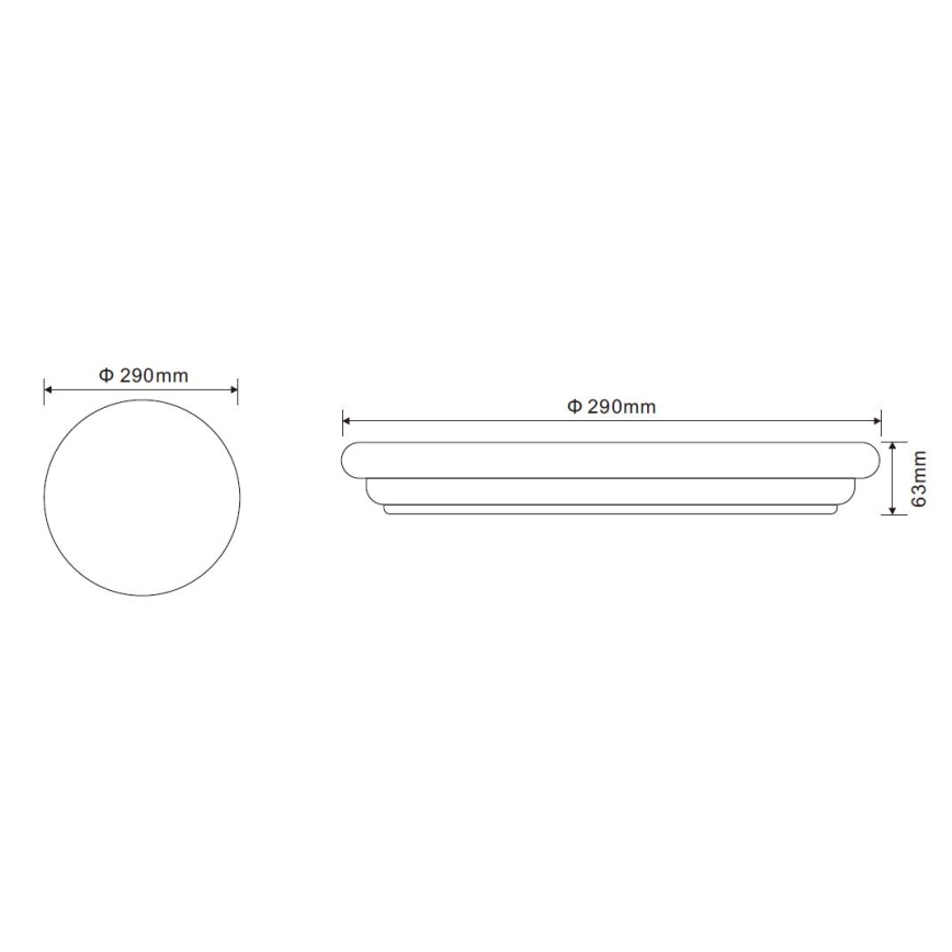 Globo - LED Plafondverlichting 1xLED/20W/230V