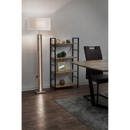 Globo - Staande LED Lamp LED/17W/230V + 1xE27/40W