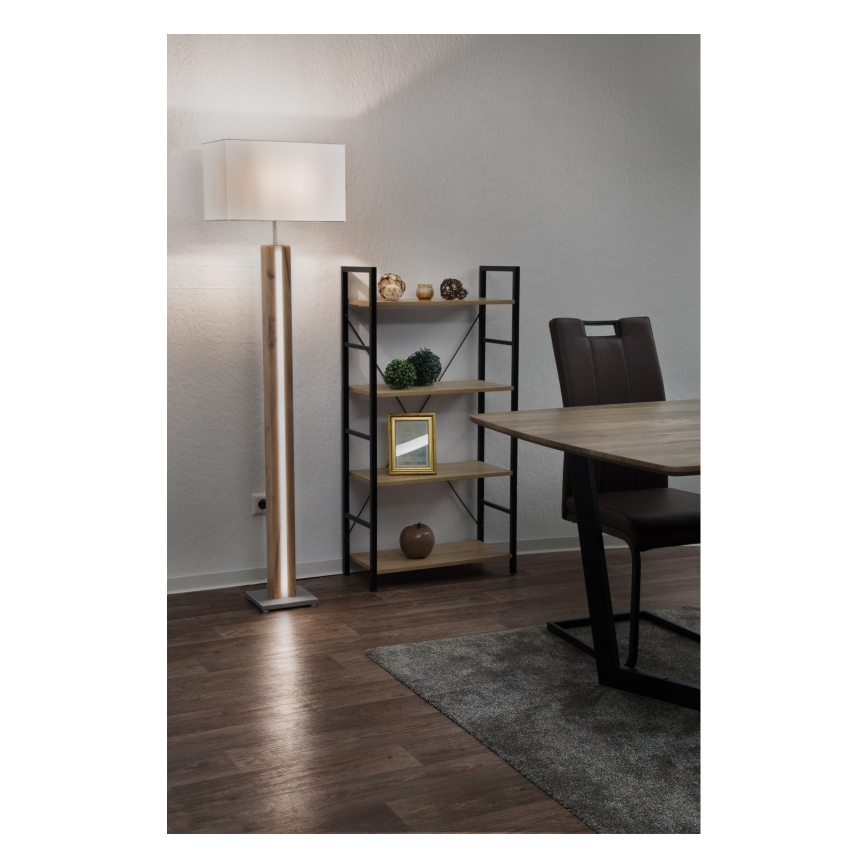 Globo - Staande LED Lamp LED/17W/230V + 1xE27/40W