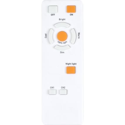 Globo - Dimbare LED plafondlamp LED/30W/230V 3000-6500K + afstandsbediening