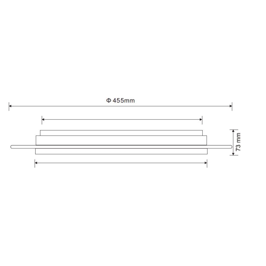 Globo - Dimbare LED plafondlamp LED/30W/230V 3000-6500K + afstandsbediening