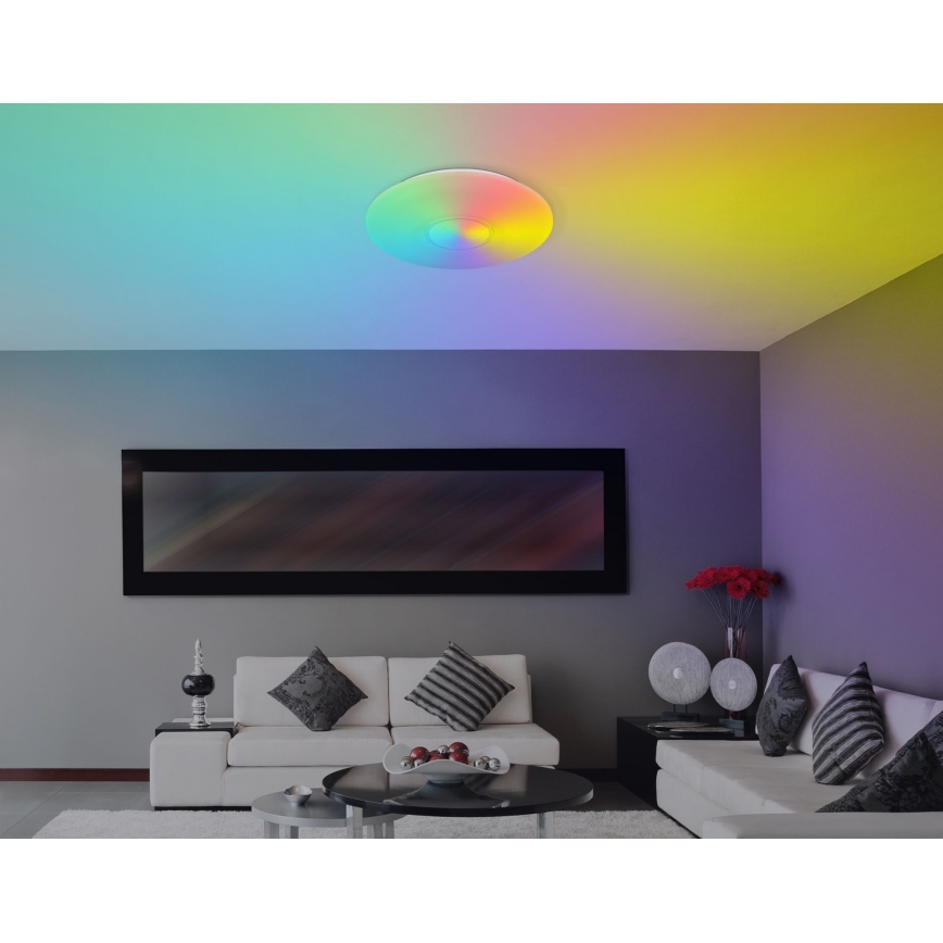 Globo - RGBW dimbare plafondlamp LED/40W/230V 3000-6500K + afstandsbediening