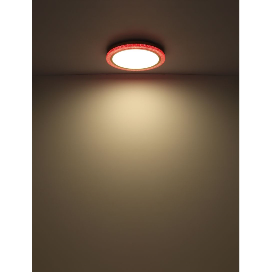 Globo - RGBW dimbare plafondlamp LED/20W/230V 2700-6500K + afstandsbediening