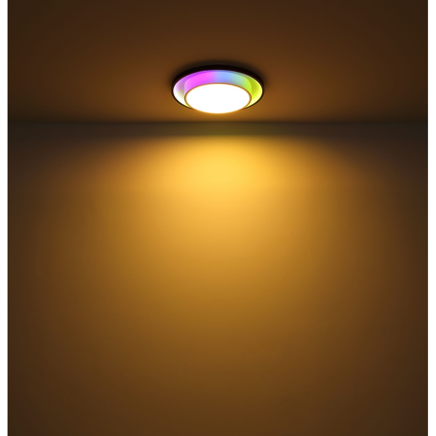 Globo - LED RGBW Dimbare plafondlamp LED/21W/230V 2700-6500K+ afstandsbediening