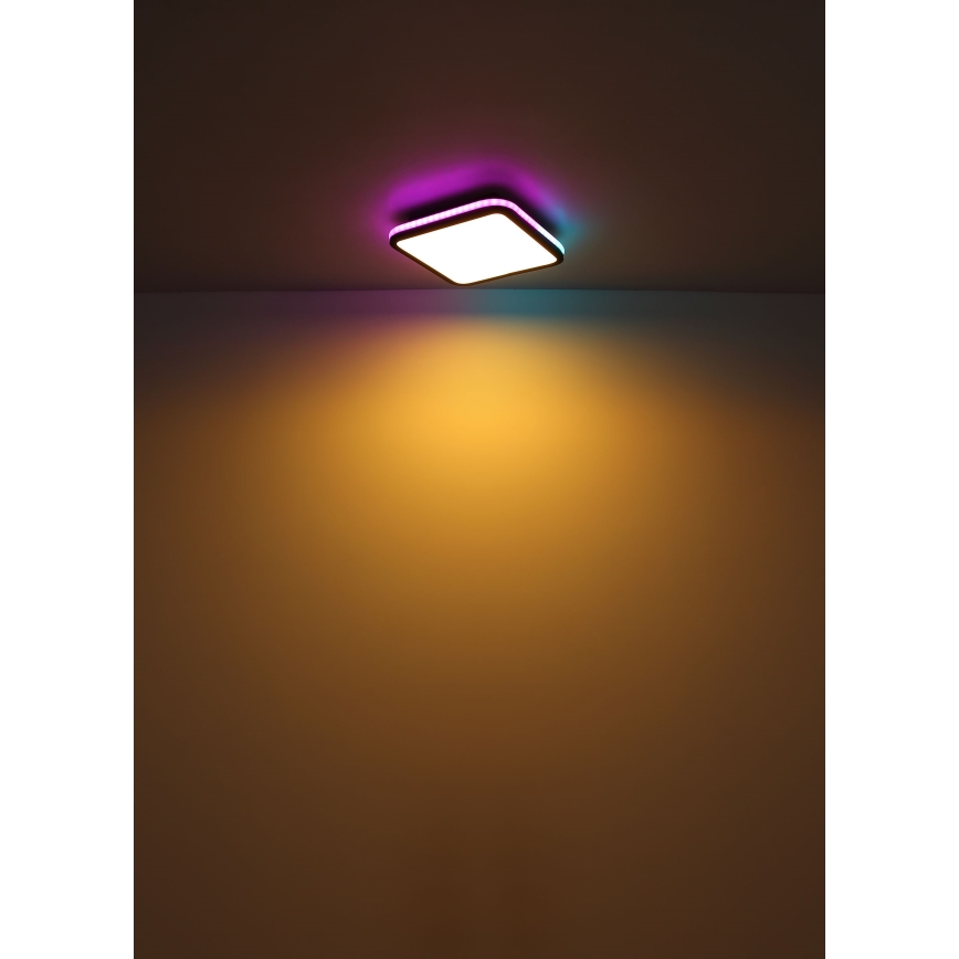 Globo - LED RGBW Dimbare plafondlamp LED/40W/230V 2700-6500K + afstandsbediening