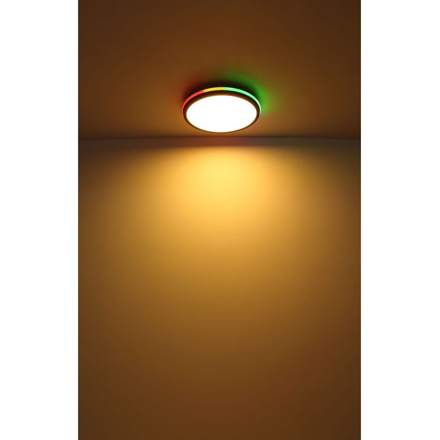 Globo - LED RGBW Dimbare plafondlamp LED/40W/230V 2700-6500K + afstandsbediening