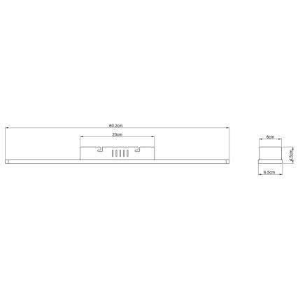 Globo 41509-12 - LED Badkamer plafondlamp BURGOS LED/12W/230V IP44