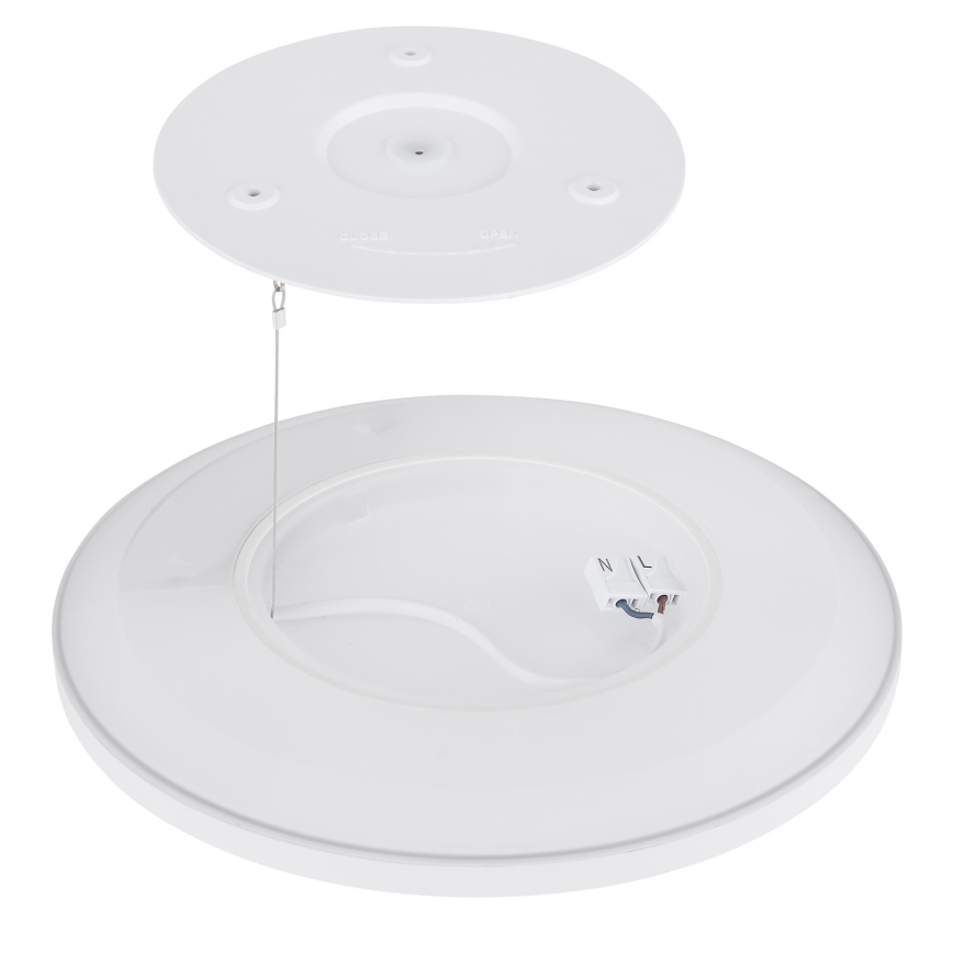 Globo - LED Dimbare badkamer plafondverlichting LED/18W/230V diameter 29,4 cm IP44 wit