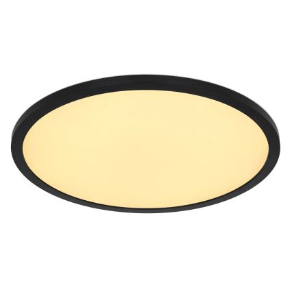 Globo - LED RGB Dimbare badkamer plafondlamp LED/21W/230V 3000-6000K + afstandsbediening IP44 zwart
