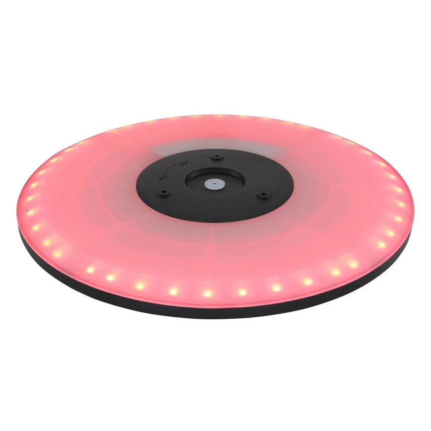 Globo - LED RGB Dimbare badkamer plafondlamp LED/21W/230V 3000-6000K + afstandsbediening IP44 zwart